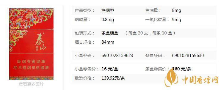 泰山錦秀多少錢一包2020價格？泰山錦秀香煙價格2020